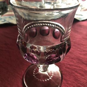 Set of 5 vintage drinking goblets